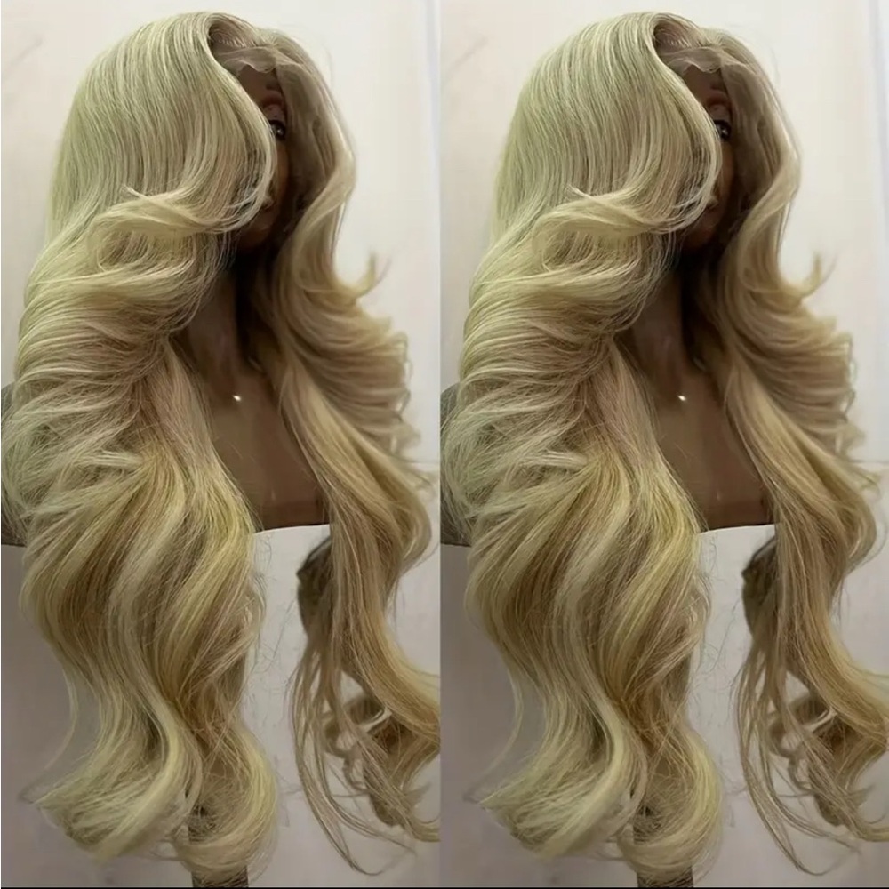 Pre Plucked LACE FRONT Blonde Wig High Quality 
200% Density